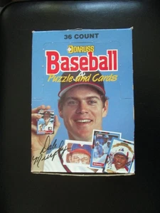 1988 DONRUSS BASEBALL MAI APERTO 36 CONTEGGI SCATOLA CERA PROPRIETARIO ORIGINALE DAL 1988 - Foto 1 di 7