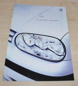 Volkswagen VW Golf Bj 2000 Prospekt Prospekt italienische Ausgabe - Bild 1 von 5
