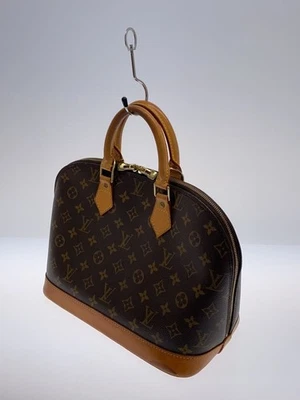 LOUIS VUITTON 1) Alma Monogram Canvas Brown PVC Brown from Japan - Image 1 of 4