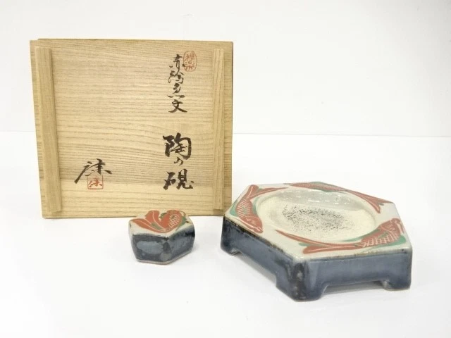 中国古玩 西硯 龍彫 硯箱付 書道具 1980年代 OKN703 rarebookkyoto