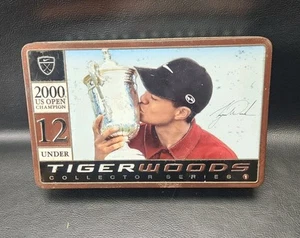 TIGER WOODS ''NIKE GOLF'' 2000 EE. UU. ABIERTO COLECCIONISTA SERIE 1 PELOTAS DE GOLF EN CAJA DE HOJALATA - Imagen 1 de 19