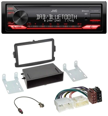 JVC Bluetooth USB DAB MP3 Autoradio für Dacia Logan Sandero Opel Vivaro - Bild 1 von 4