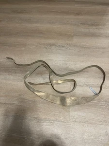 Ada Collection klassischer Wickelgürtel Glattleder rosegold Schimmer selbstbindend H65 - Bild 1 von 4