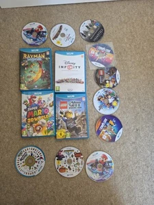 Nintendo Wii U Game Bundle - Not Working ! Need Resurfacing - Picture 1 of 3