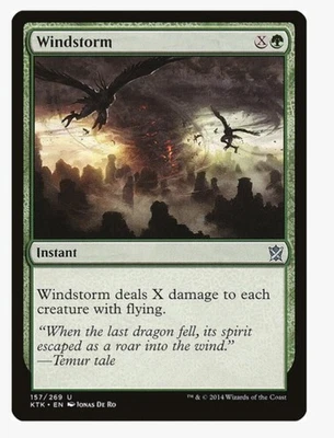 Windstorm | MTG KTK | EDH Commander Green Flying Hate Board Wipe | LP - Image 1 of 3
