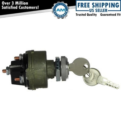 Interruptor de encendido con cilindro de bloqueo y llave para Jeep CJ-6 66-73 Foto 1 de 3