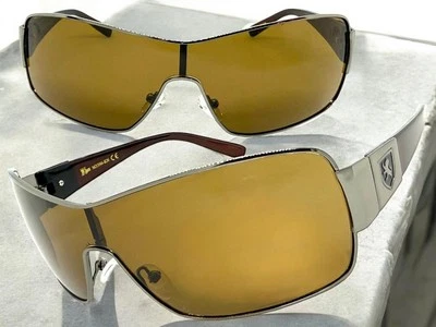 Gafas de sol contemporáneas elegantes modernas deportivas envolventes escudo elegantes de moda para hombre Foto 1 de 4