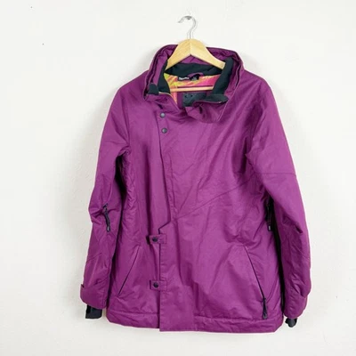 Chaqueta de esquí Oakley púrpura aislante para mujer talla grande Foto 1 de 4