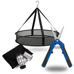 Set de cosecha Grow con red de secado cosechadora recortadora planta cultivo jardín Ind - Imagen 1 de 58