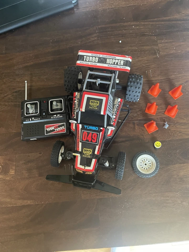 Tyco Turbo Hopper Black 049 RC Tested & Working  - Image 1 of 4