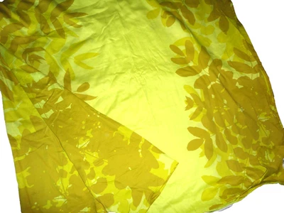 CRATE & BARREL MARIMEKKO SAARNI AMARILLO FLORAL KING/CALIFORNIA KING EDREDÓN 98X92 Foto 1 de 4