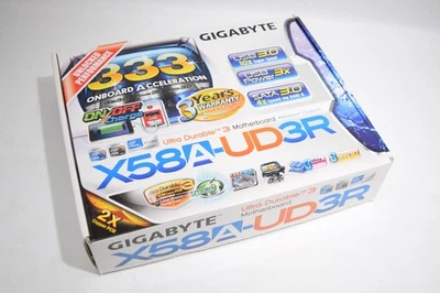Gigabyte GA-X58A-UD3R LGA 1366 Motherboard w/ intel i7 930 CPU IN BOX bundle - Image 1 of 4