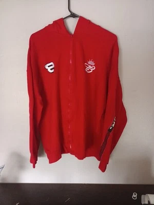 Chaqueta Winners Circle Racing Dale Earnhardt Jr Sudadera con capucha roja con cremallera 2XL Budweiser Foto 1 de 4