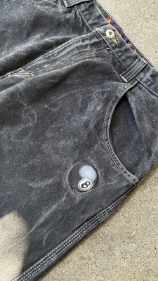 Jeans JNCO Vintage Dragon 8 bolas negros pierna ancha talla 32x30 Foto 1 de 4