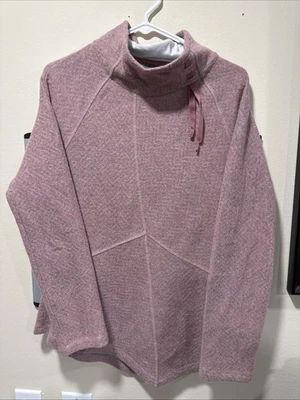 Suéter Pullover Prana Mattea Simulado Para Mujer Mediano Rosa Mezcla de Lana Espiga Foto 1 de 4