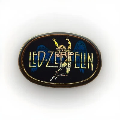 Vintage 1977 Led Zeppelin Belt Buckle Pacifica Icarus Swan Song Rock Memorabilia - Image 1 of 4