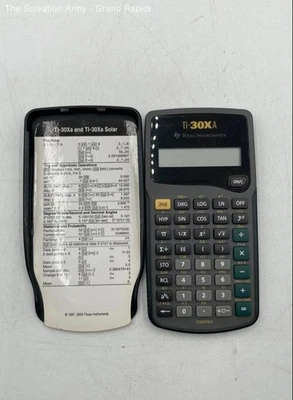 Texas Instruments TI-30Xa Solar Black Handheld Scientific Calculator - Image 1 of 4