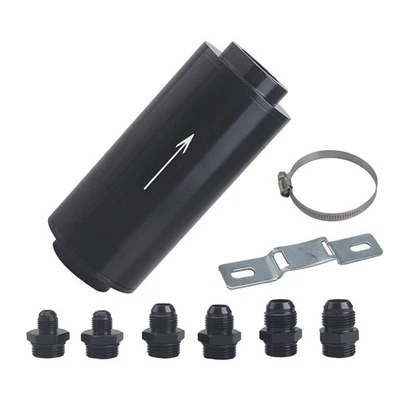 Compact Inline Fuel Filter with Leak Proof Seal and Stainless Steel Element - Image 1 of 4