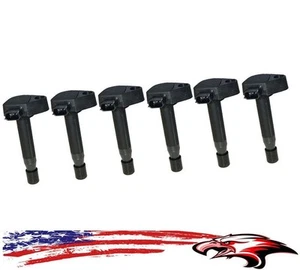 New Set of 6 Ignition Coils for Acura CL 2001-2003 RL 2005-2010 TL 1999-2008 - Picture 1 of 7