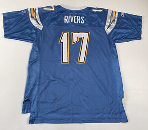 Reebok Phillip Rivers #17 San Diego Chargers NFL Football Jersey Youth Size XL