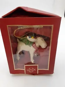 2024 Lenox Marcel The Moose Porcelain Ornament- New in Box (box dented) See pics - Picture 1 of 5