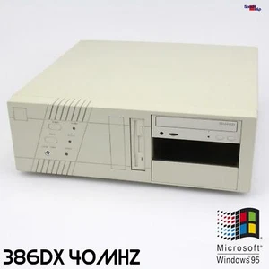 Rétro 80386 386 Dx 40MHZ PC Ordinateur PC-Chips M321 386 Windows 99 3.11 Ms-dos - Photo 1/11