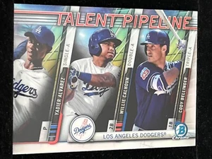 🔥2017 Bowman Chrome Talent Pipeline Refractors #TP-LAD Los Angeles Dodgers🔥 - Picture 1 of 2