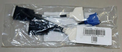 New Dell J9256 DMS-59 Video Splitter Combo Pack VGA & DVI Adapter Cable - Image 1 of 2