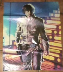 VINTAGE 1980 STAR WARS LUKE SKYWALKER POSTER EMPIRE STRIKES BACK  28" X 22" - Picture 1 of 1