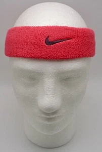 Nike Swoosh Headband Adult Dri-Fit Siren Red/Port Wine - Picture 1 of 3