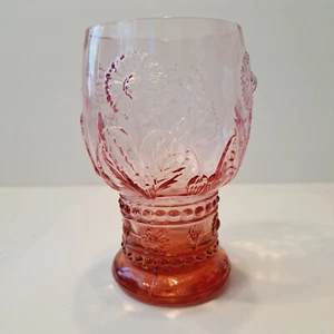 Anthropologie Retired HELIANTHUS Pink Water GOBLET Excellent Condition - Picture 1 of 6