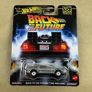 Hot Wheels Premium Pop Culture Back To The Future Time Machine 1:64 Diecast Car - Picture 1 of 6