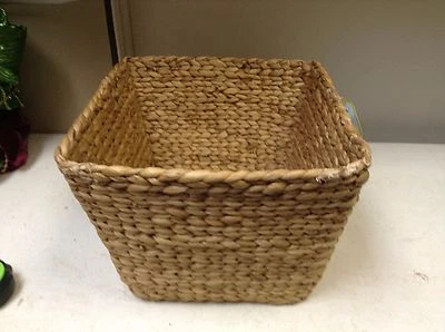 Органайзер для хранения игрушек гиацинт плетеная водоросль кухня ванна корзина 13x13x10 - Изображение 1 из 3