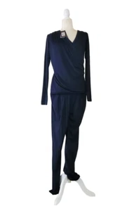 Nuevo con etiquetas $325 Mono de una pieza de cultura europea elástico pequeño Abito Manica Lunga - Imagen 1 de 6