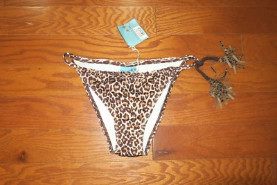 M ❤️ LETARTE Traje de baño BONDOS BRILLANTES Traje de baño CORBATA CUERDA LATERAL ESTAMPADO DE BIKINI Foto 1 de 4