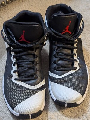 Nike Jordan Superfly 4 Baloncesto Negro Blanco Hombres Zapatos 2015 RARO US12 Foto 1 de 4