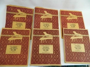 1946 Sherwood Music School Piano Course 120 Lessons and Tests in 6 Packets - Picture 1 of 9