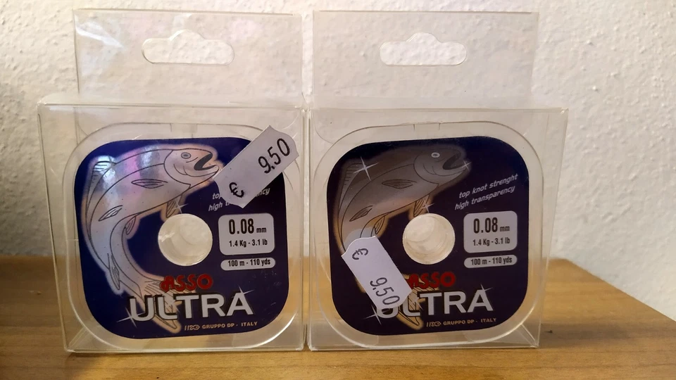 MONOFILO ASSO ULTRA INVISIBILE 100 MT 2 BOBINE 0,08 - Immagine 1 di 1