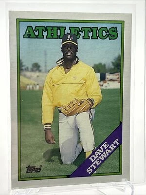1988 Topps Dave Stewart Baseball Card #476 Mint FREE SHIPPING - Image 1 of 3