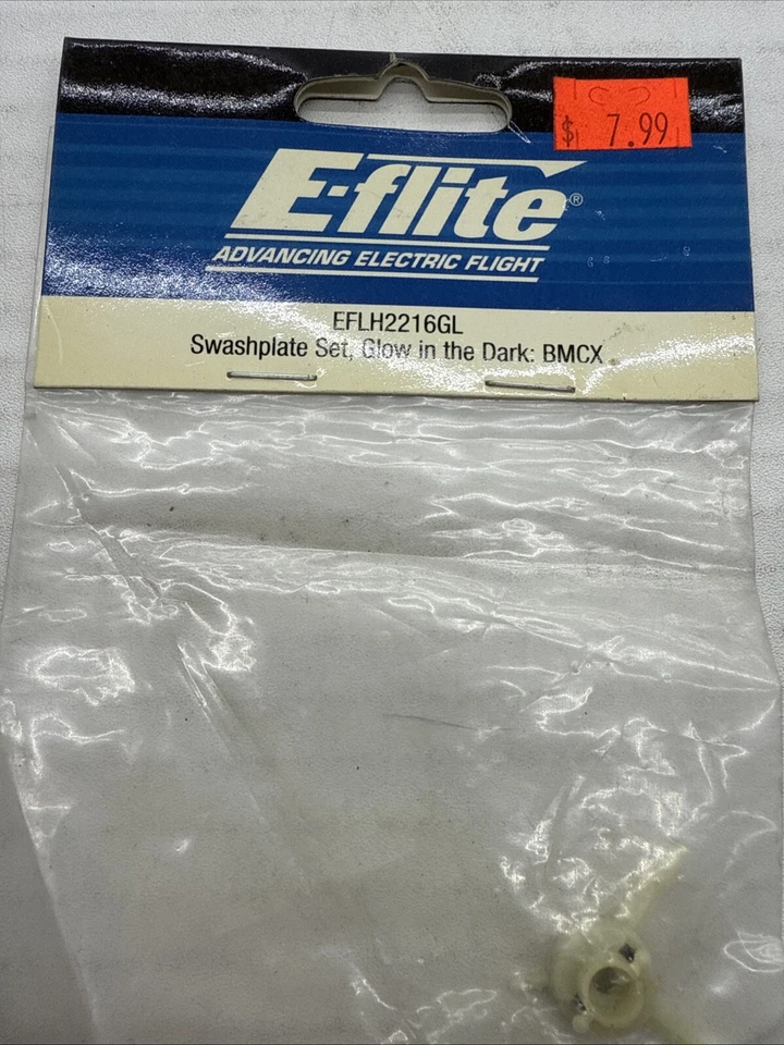 E-FLITE HELICOPTER PART - EFLH2216GL = GLOW-IN-THE-DARK SWASHPLATE SET F14 - Image 1 of 1
