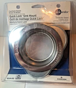 InSinkErator Sink Mount QLM-00 Chrome Quick Lock  Flange Food Waste Disposer - Picture 1 of 1