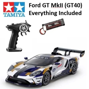 Tamiya Ford GT MkII  2020 / GT40 TT-02  58689 with everything you need - Picture 1 of 16