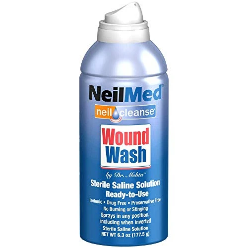 NeilMed Neil Cleanse Sterile Saline Wound Wash - 6 fl oz