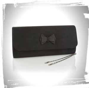 New Ruby Shoo Portland Nero Black Clutch / Shoulder Bag (Matches Celia Shoes) - Picture 1 of 2