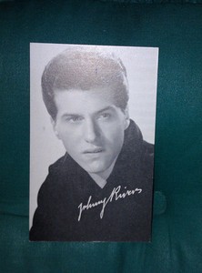 1964-65 Johnny Rivers rock 'n roll arcade card (MINT); Secret Agent Man