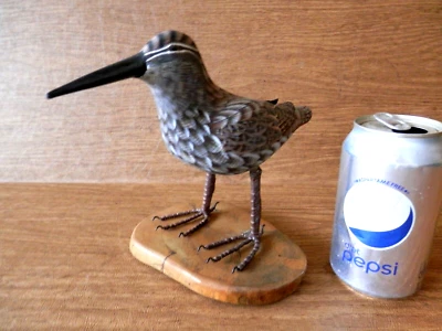 Isca WoodCock vintage pintada e esculpida por John C Harris muito boa qualidade grátis P/H - Imagem 1 de 4