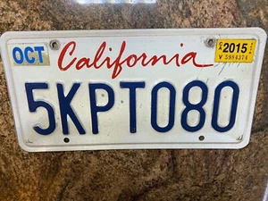 CALIFORNIA LICENSE PLATE LIPSTICK ๐ STYLE Same letters & numbers as pictured - Picture 1 of 4
