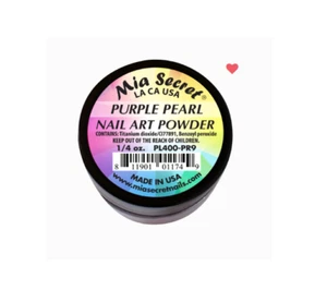 Mia Secret Nail Art Powder PEARL 0.25oz (Single Or 12 Colors Set) -SELECT YOURS - Picture 1 of 25