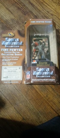 JOE MONTANA SPORTS ILLUSTRATED PEWTER FIGURE 1997 COA    BRAND NEW Cover