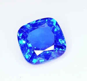 Gemas de corte cojín de zafiro azul natural de 7,17 quilates con piedras preciosas sueltas de 7,17 quilates - Imagen 1 de 10